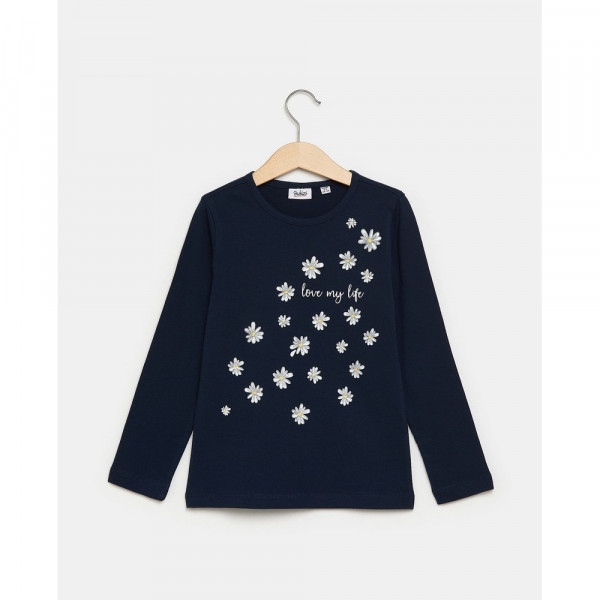 BLUKIDS MAJICA DUG RUKAV DRESS BLUES
