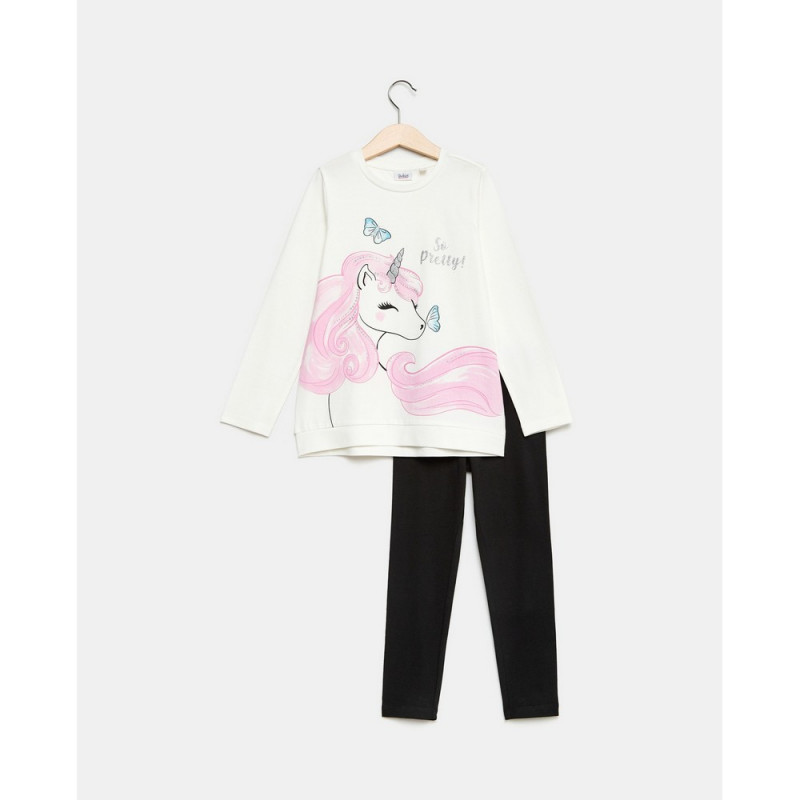 BLUKIDS SET MAJICA DUG RUKAV I HELANKE SNOW WHITE