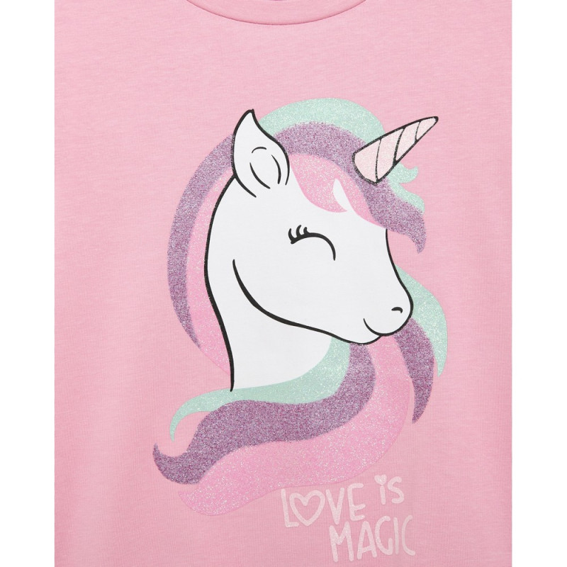 BLUKIDS SET MAJICA DUG RUKAV I HELANKE ORCHID PINK
