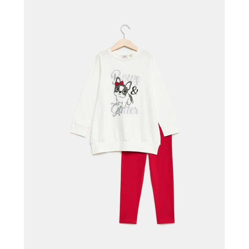 BLUKIDS SET MAJICA DUG RUKAV I HELANKE SNOW WHITE