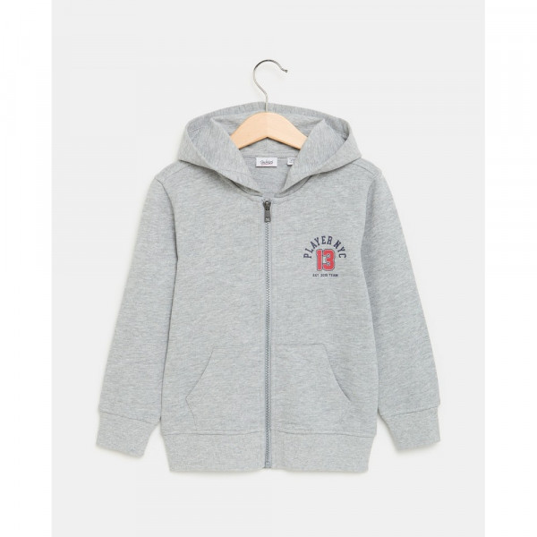 BLUKIDS DUKS SA KAPULJACOM MEDIUM GREY MELANGE