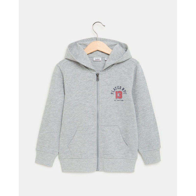 BLUKIDS DUKS SA KAPULJACOM MEDIUM GREY MELANGE