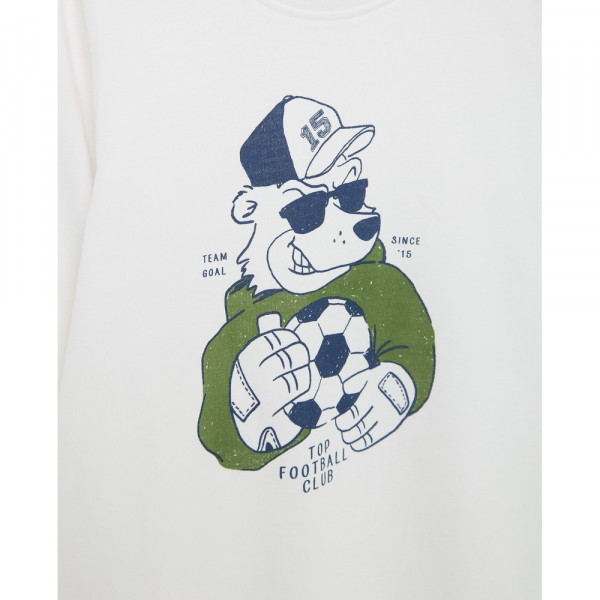BLUKIDS MAJICA DUG RUKAV BRILLIANT WHITE