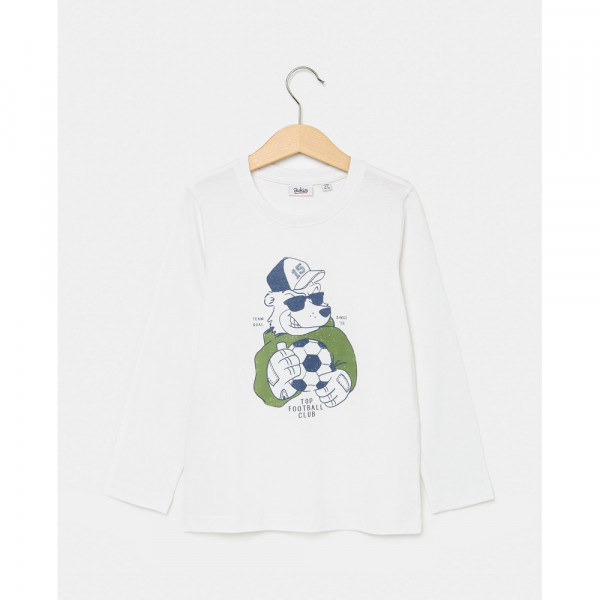 BLUKIDS MAJICA DUG RUKAV BRILLIANT WHITE