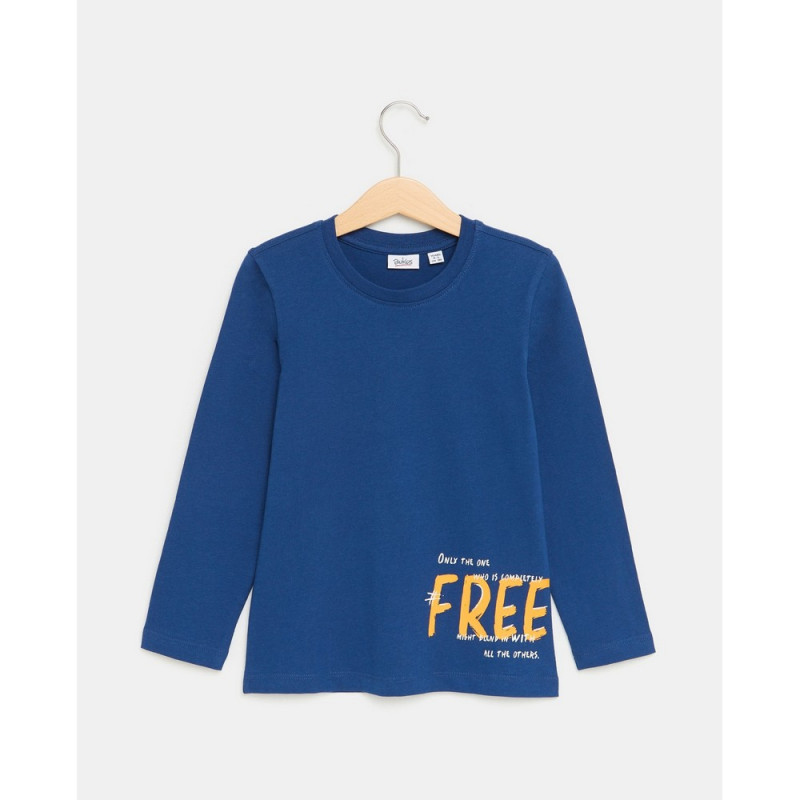 BLUKIDS MAJICA DUG RUKAV ESTATE BLUE