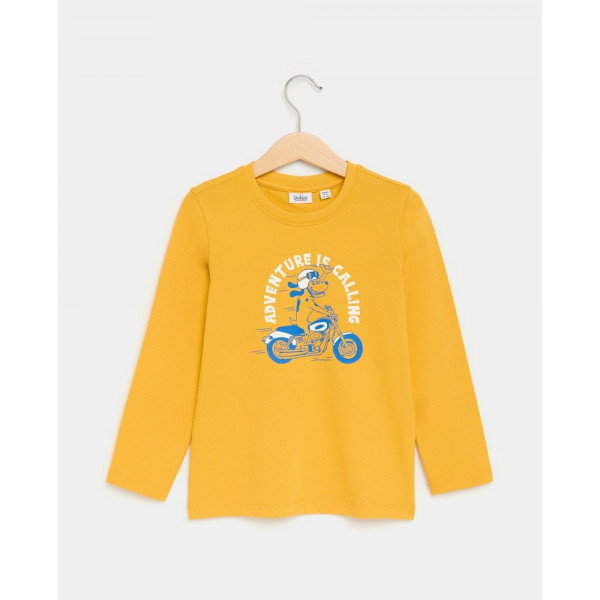 BLUKIDS MAJICA DUG RUKAV YOLK YELLOW