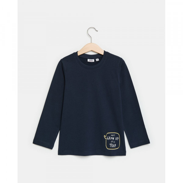 BLUKIDS MAJICA DUG RUKAV DARK SAPPHIRE
