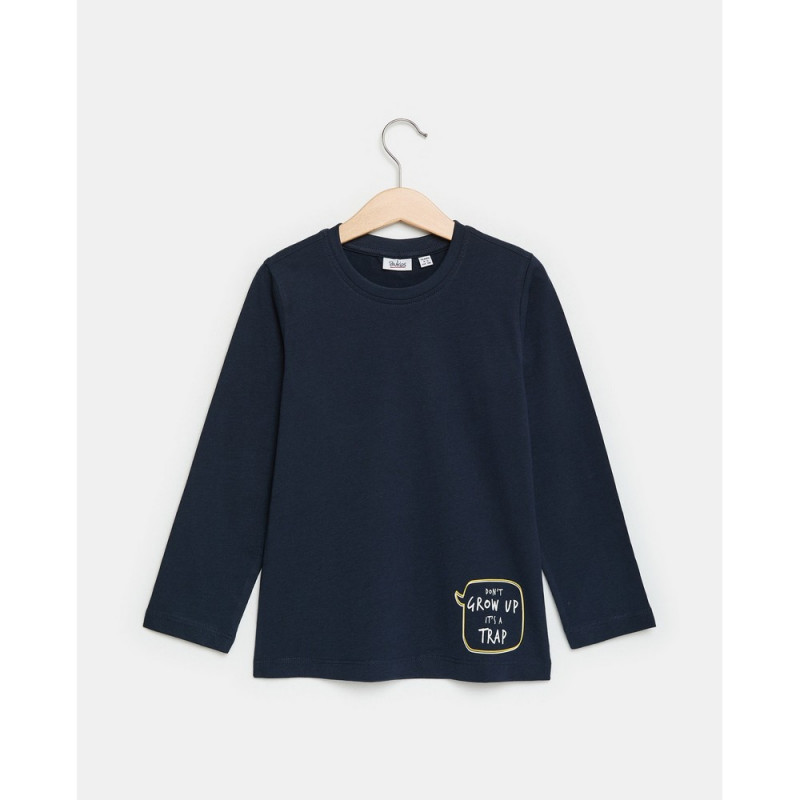 BLUKIDS MAJICA DUG RUKAV DARK SAPPHIRE