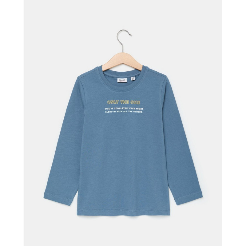 BLUKIDS MAJICA DUG RUKAV CHINA BLUE