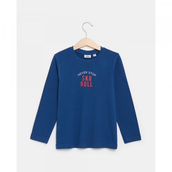 BLUKIDS MAJICA DUG RUKAV ESTATE BLUE