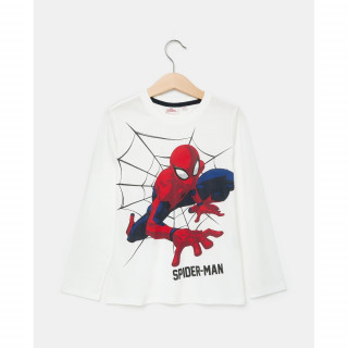 BLUKIDS MAJICA DUG RUKAV SPIDERMAN BLANC DE BLANC