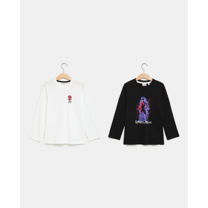 BLUKIDS MAJICA DUG RUKAV SPIDERMAN BLANC DE BLANC