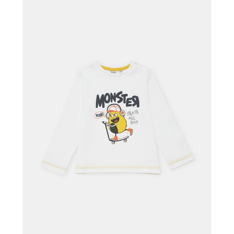BLUKIDS MAJICA DUG RUKAV BRILLIANT WHITE