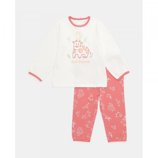 BLUKIDS PIDZAMA OFF WHITE