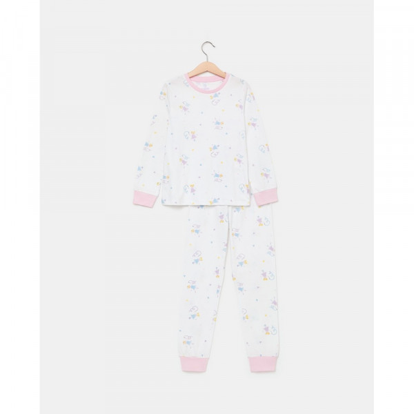 BLUKIDS PIDZAMA BRIGHT WHITE