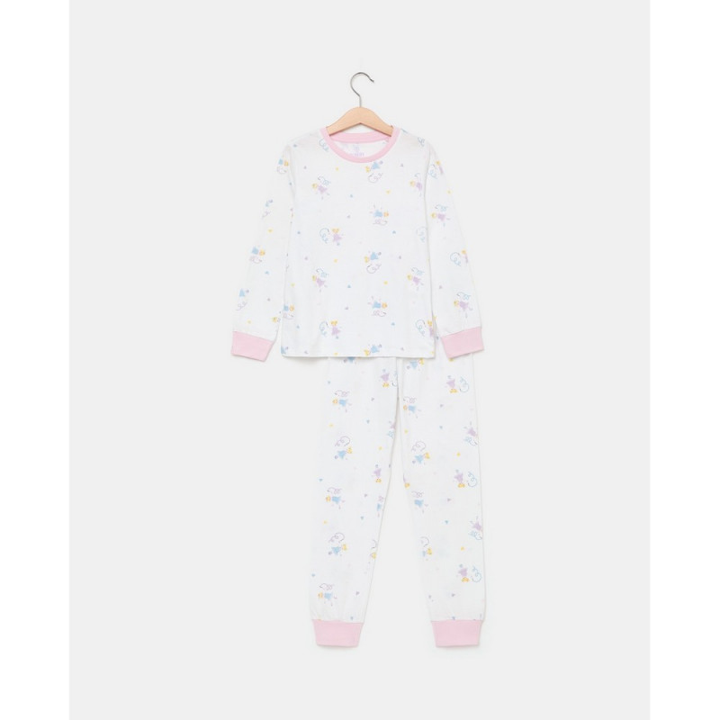 BLUKIDS PIDZAMA BRIGHT WHITE