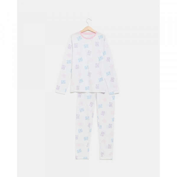 BLUKIDS PIDZAMA BRIGHT WHITE