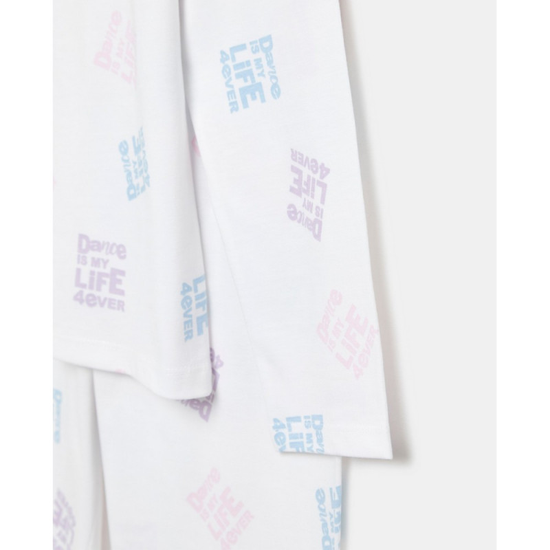 BLUKIDS PIDZAMA BRIGHT WHITE