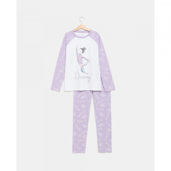 BLUKIDS PIDZAMA PASTEL LILAC