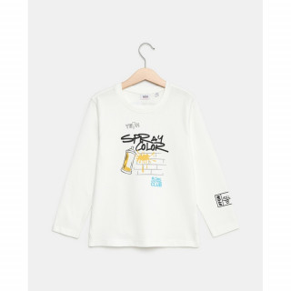 BLUKIDS MAJICA DUG RUKAV BLANC DE BLANC