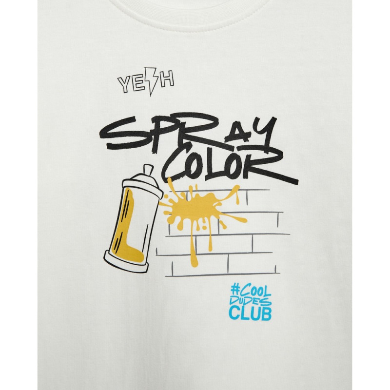 BLUKIDS MAJICA DUG RUKAV BLANC DE BLANC