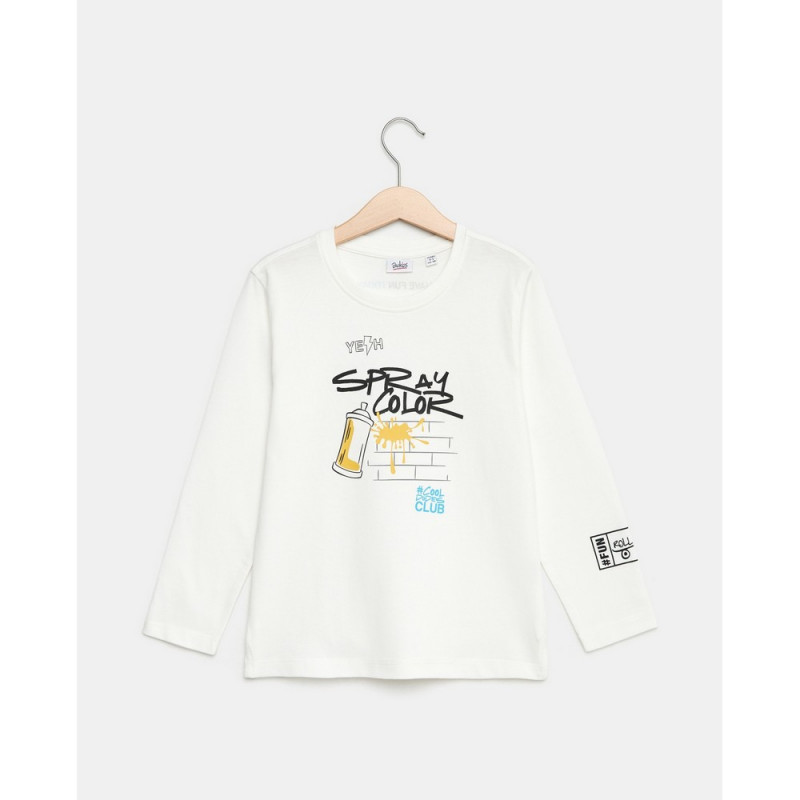 BLUKIDS MAJICA DUG RUKAV BLANC DE BLANC