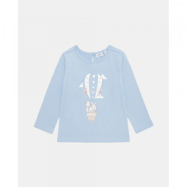 BLUKIDS MAJICA DUG RUKAV BRUNNERA BLUE