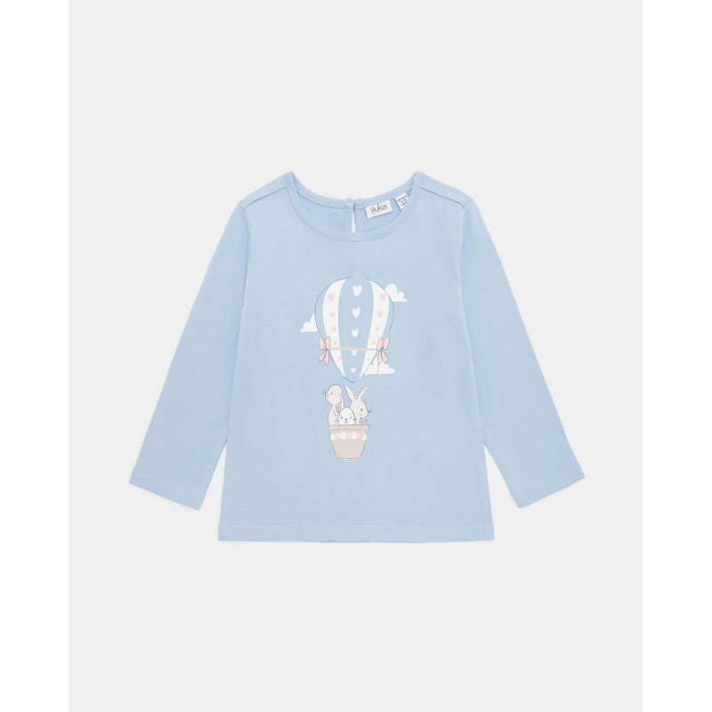 BLUKIDS MAJICA DUG RUKAV BRUNNERA BLUE