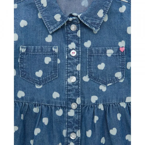 BLUKIDS HALJINA TEKSAS FADED DENIM 