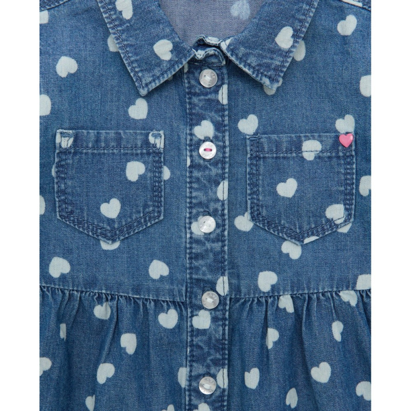 BLUKIDS HALJINA TEKSAS FADED DENIM