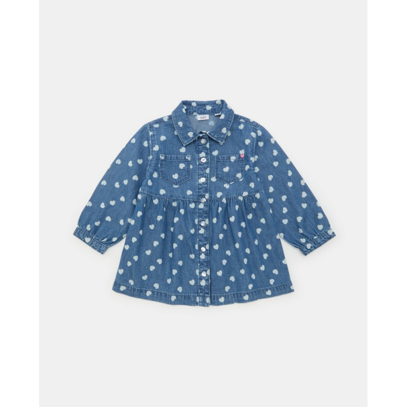 BLUKIDS HALJINA TEKSAS FADED DENIM
