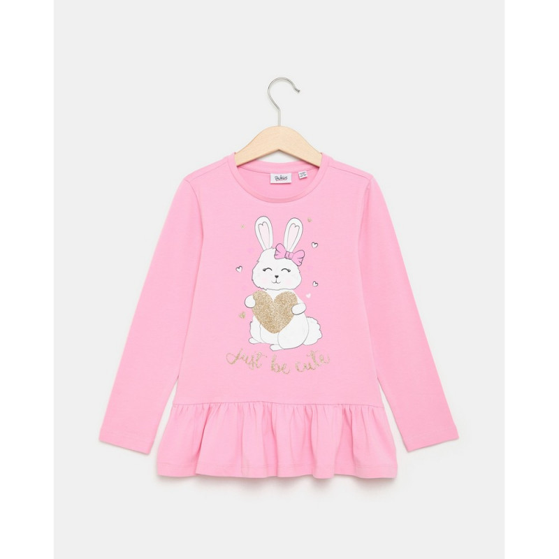 BLUKIDS MAJICA DUG RUKAV ORCHID PINK