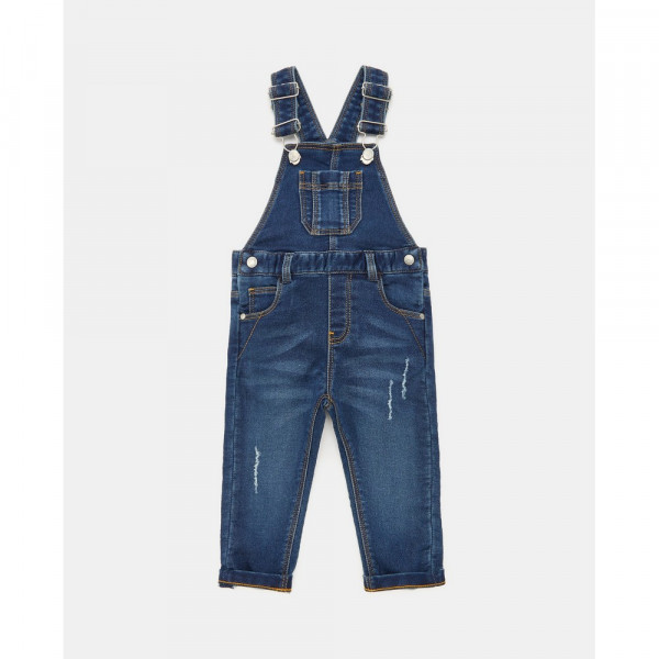 BLUKIDS FARMERKE NA TREGERE FADED DENIM