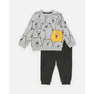 BLUKIDS TRENERKA LIGHT GREY MELANGE