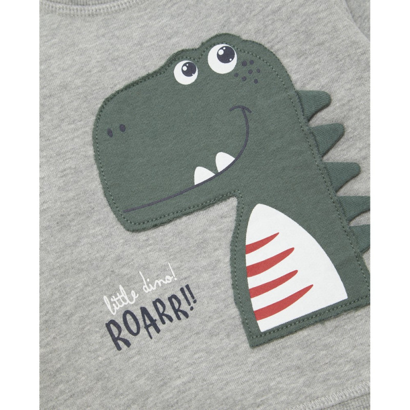 BLUKIDS DUKS LIGHT GREY MELANGE