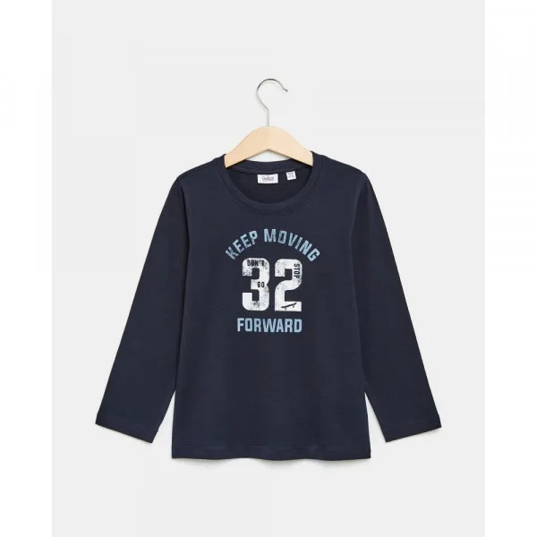 BLUKIDS MAJICA DUG RUKAV NAVY BLAZER 