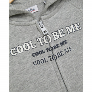 BLUKIDS DUKS SA KAPULJACOM MEDIUM GREY MELANGE