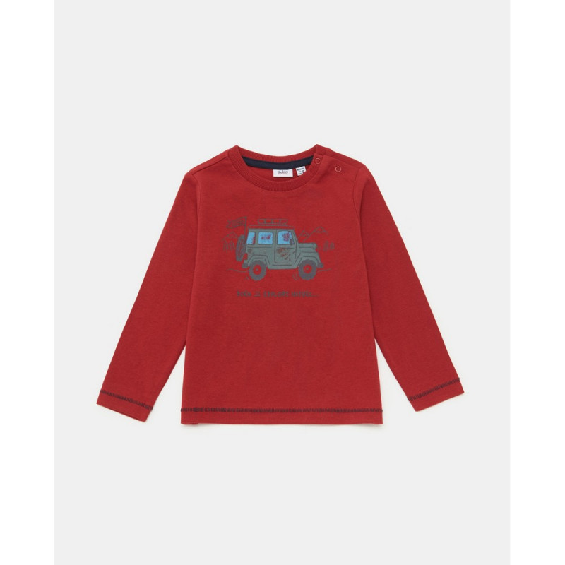 BLUKIDS MAJICA DUG RUKAV HAUTE RED