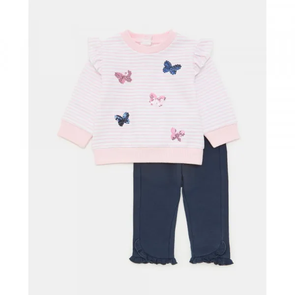 BLUKIDS SET DUKS I HELANKE BLACK IRIS 