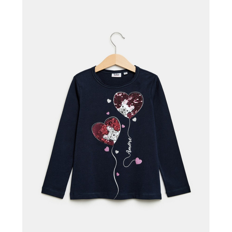 BLUKIDS MAJICA DUG RUKAV DRESS BLUES