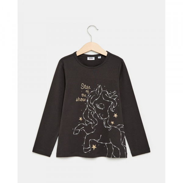 BLUKIDS MAJICA DUG RUKAV PIRATE BLACK