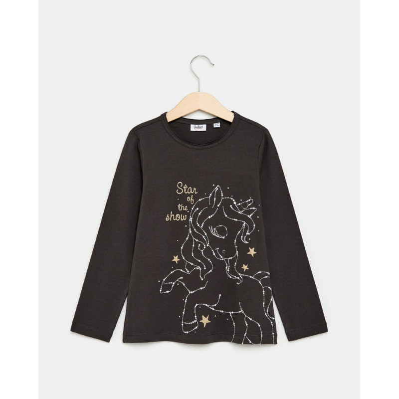 BLUKIDS MAJICA DUG RUKAV PIRATE BLACK