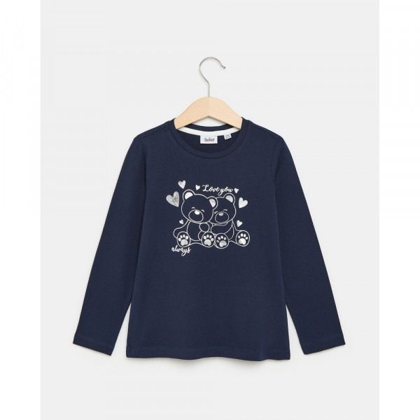 BLUKIDS MAJICA DUG RUKAV DRESS BLUES