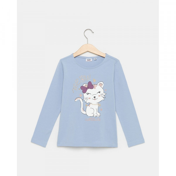 BLUKIDS MAJICA DUG RUKAV CASHMERE BLUE