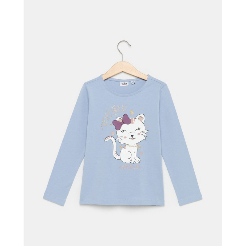 BLUKIDS MAJICA DUG RUKAV CASHMERE BLUE