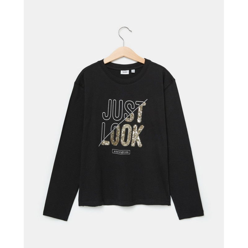 BLUKIDS MAJICA DUG RUKAV BLACK BEAUTY