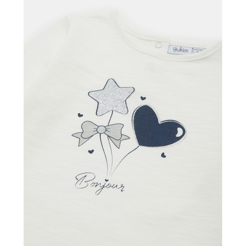 BLUKIDS MAJICA DUG RUKAV COCONUT MILK