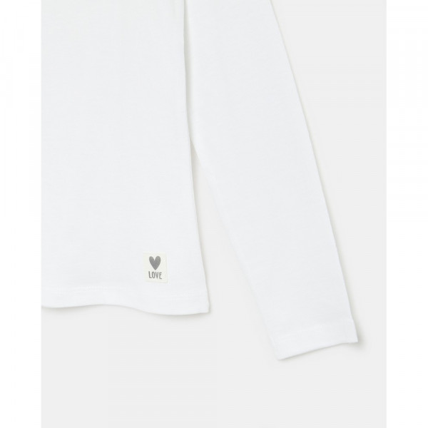 BLUKIDS MAJICA DUG RUKAV BRIGHT WHITE