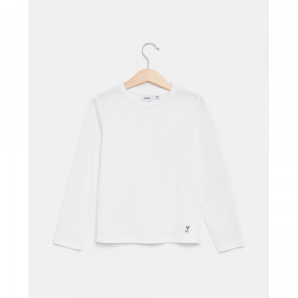 BLUKIDS MAJICA DUG RUKAV BRIGHT WHITE