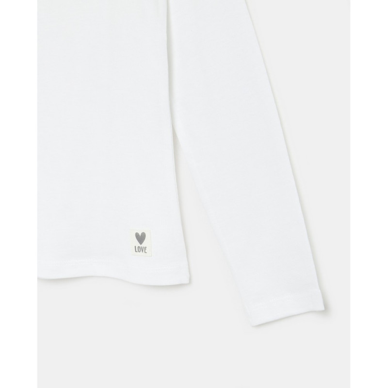 BLUKIDS MAJICA DUG RUKAV BRIGHT WHITE